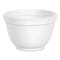 Dart Foam Container, 6 oz, White, Squat, PK1000 6B12 - alternate 1